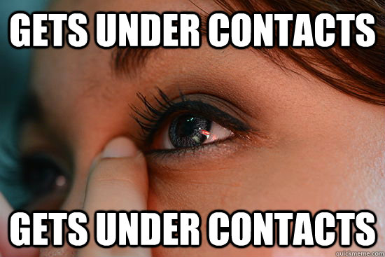 Gets under contacts gets under contacts  