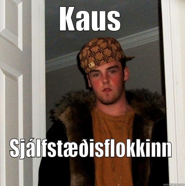KAUS SJÁLFSTÆÐISFLOKKINN Scumbag Steve