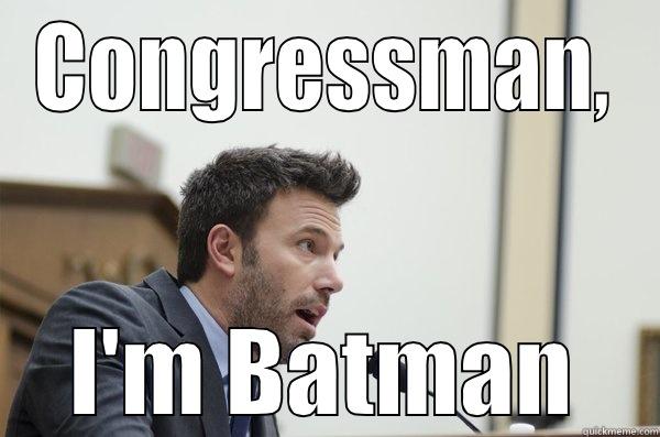 CONGRESSMAN, I'M BATMAN Misc