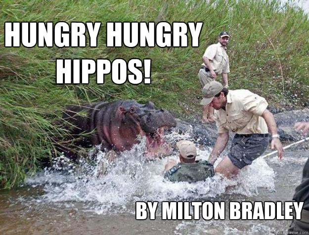 Hungry hungry hippos! by Milton Bradley - Hungry hungry hippos! by Milton Bradley  Hippo Attack
