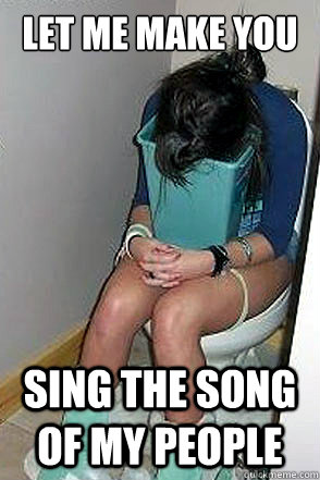 Let me make you Sing the song of my people  Norovirus
