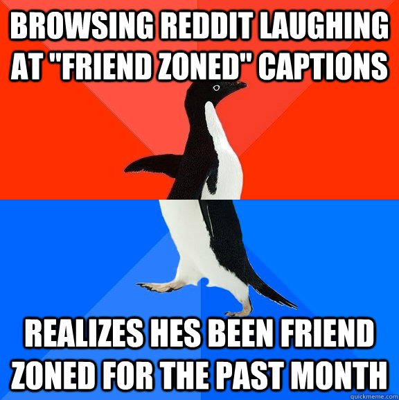 Browsing Reddit Laughing at 