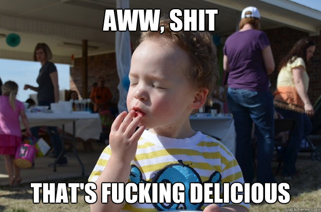 Aww, shit that's fucking delicious  yum yum