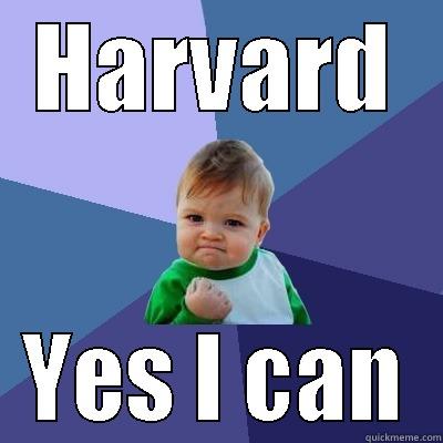 HARVARD YES I CAN Success Kid