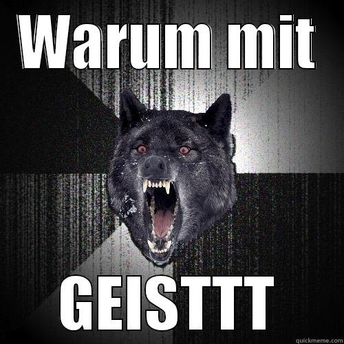 WARUM MIT GEISTTT Insanity Wolf