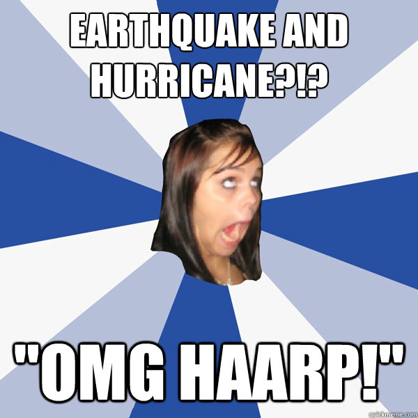 Earthquake and Hurricane?!? 