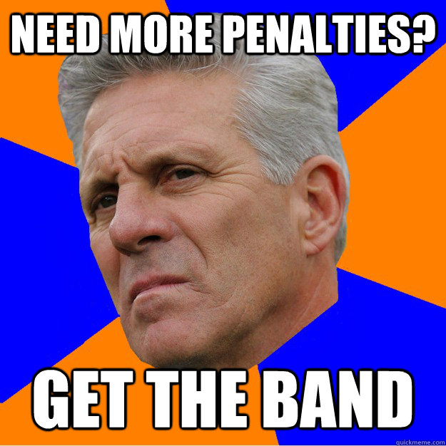 need more penalties? get the band - need more penalties? get the band  Uninformed Zook