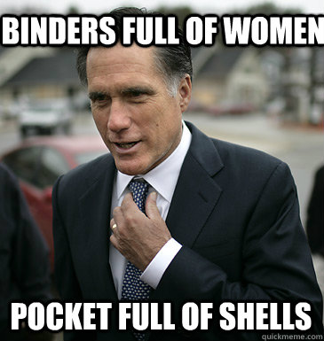 Binders full of women Pocket full of shells - Binders full of women Pocket full of shells  Honest Mittens