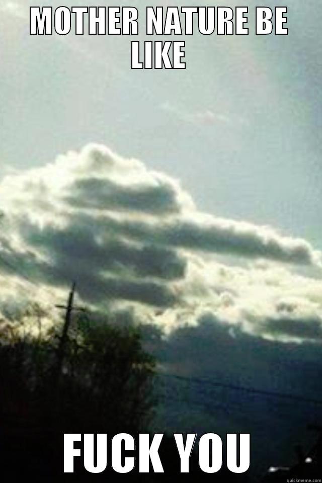 MOTHER NATURE BE LIKE FUCK YOU Misc