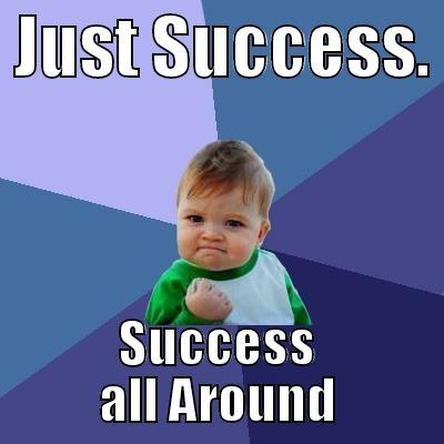 JUST SUCCESS.  SUCCESS ALL AROUND Success Kid