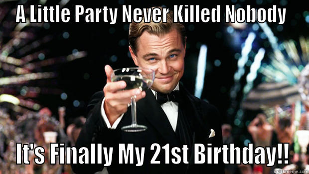 A LITTLE PARTY NEVER KILLED NOBODY  IT'S FINALLY MY 21ST BIRTHDAY!! First World Problems