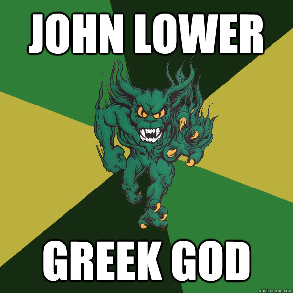 John lower greek god  Green Terror