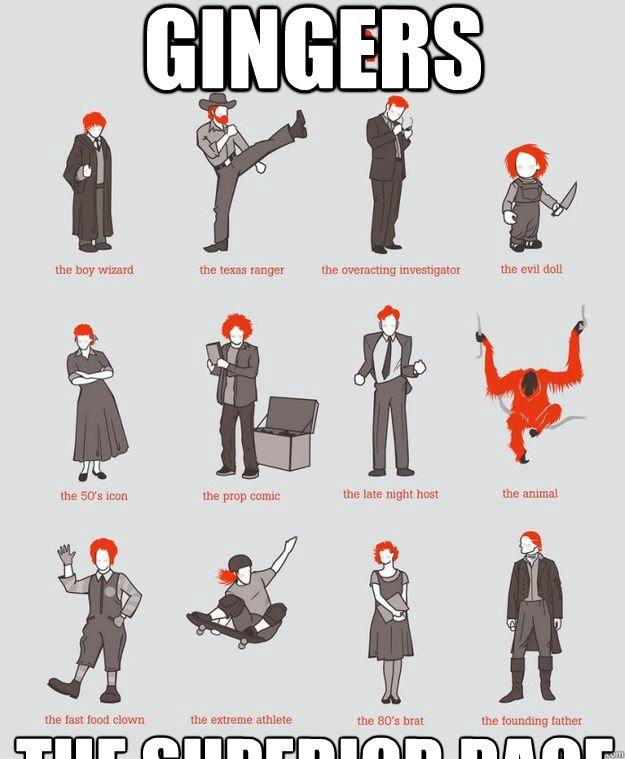 gingers the superior race  