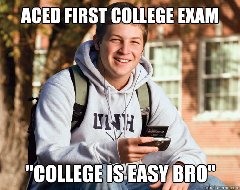 ACED first college exam 