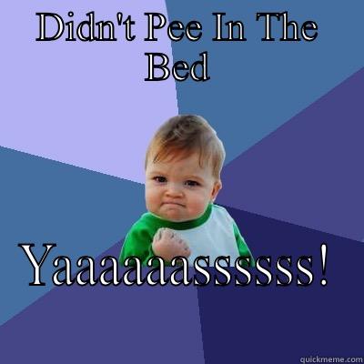 DIDN'T PEE IN THE BED YAAAAAASSSSSS! Success Kid