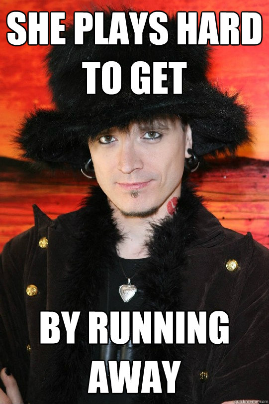 She plays hard to get by running away  Lolgame