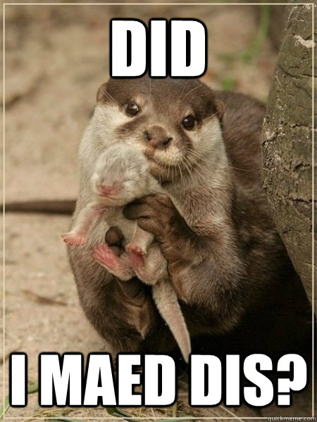 did i maed dis?  