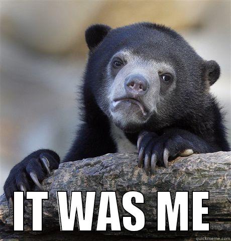  IT WAS ME Confession Bear