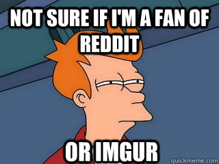 not sure if i'm a fan of reddit or imgur  Notsureif