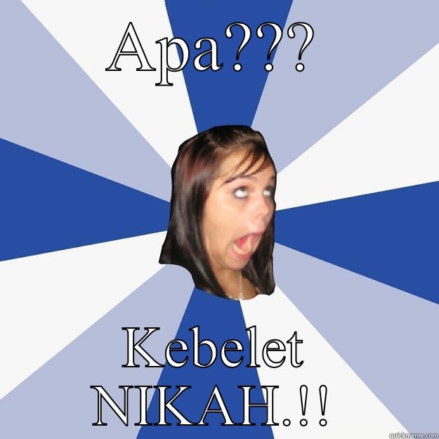 APA??? KEBELET NIKAH.!! Annoying Facebook Girl