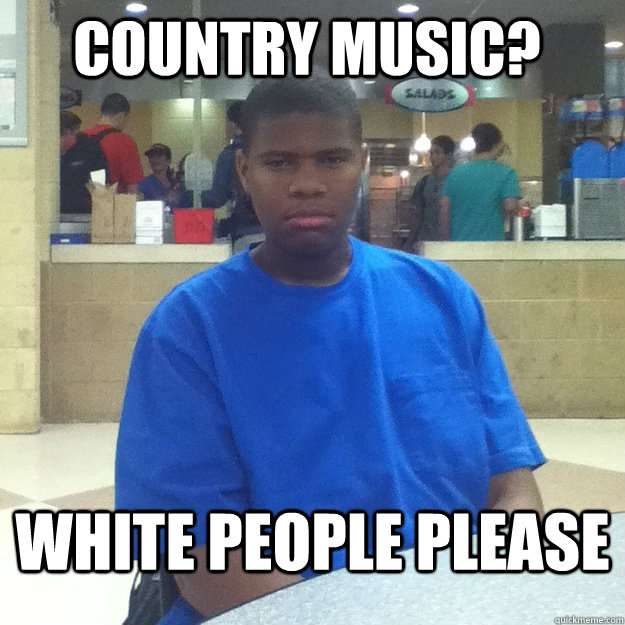 country music white people
