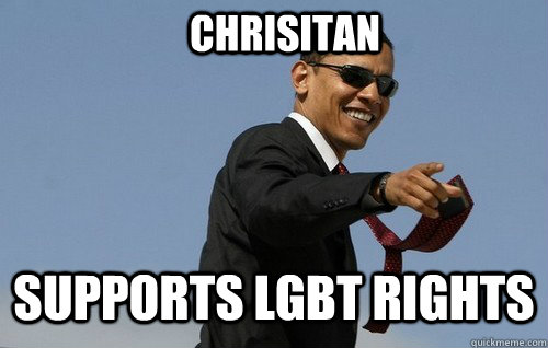 Chrisitan supports LGBT rights - Chrisitan supports LGBT rights  Obamas Holding