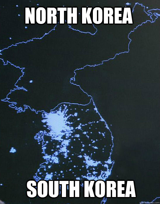 North Korea South Korea  