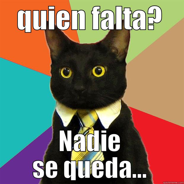 QUIEN FALTA? NADIE SE QUEDA... Business Cat