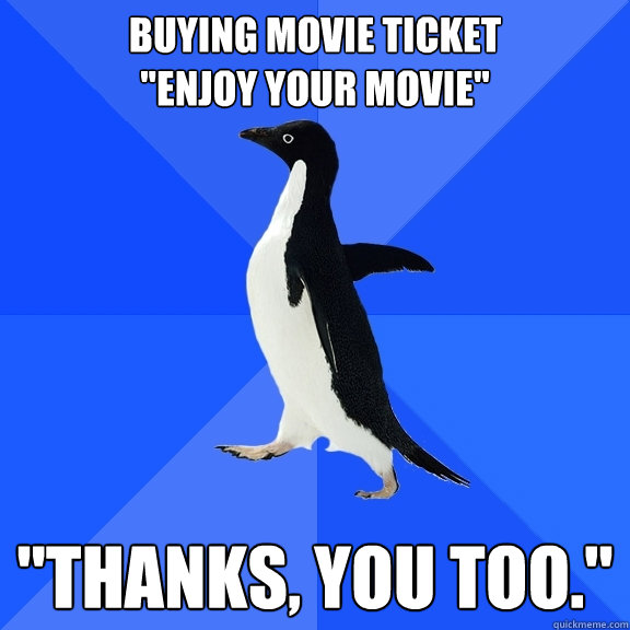buying movie ticket
