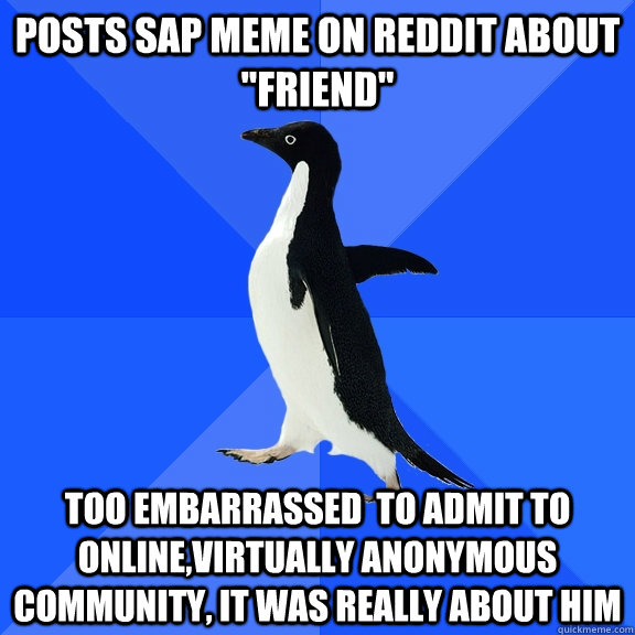 Posts SAP Meme on Reddit about 