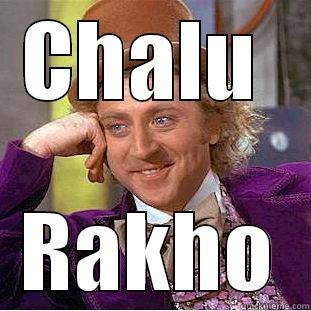 CHALU  RAKHO Condescending Wonka
