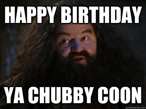 Happy Birthday Ya chubby coon  