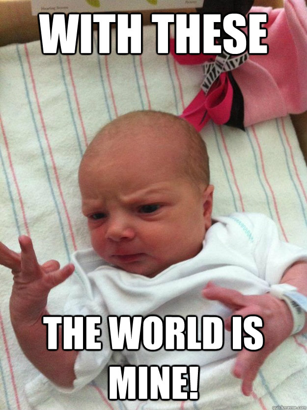 WITH THESE THE WORLD IS MINE! - WITH THESE THE WORLD IS MINE!  Evil Baby Genius
