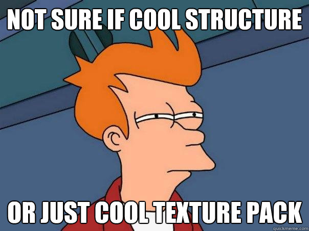 Not sure if cool structure Or just cool texture pack - Not sure if cool structure Or just cool texture pack  Futurama Fry