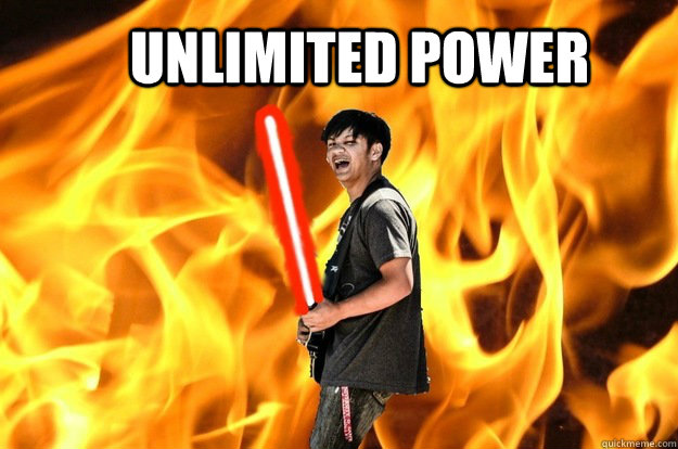 unlimited power - unlimited power  Darth Zach