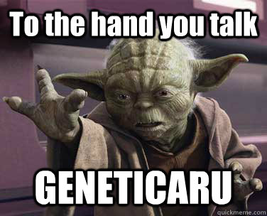 To the hand you talk GENETICARU - To the hand you talk GENETICARU  Yoda Talk to Hand