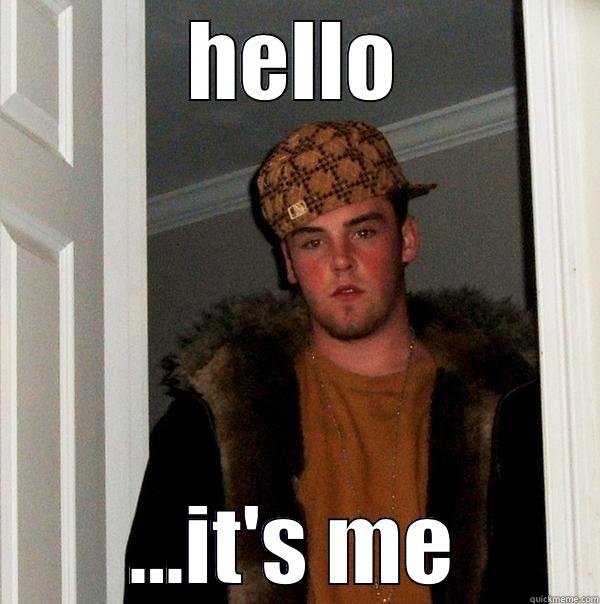 HELLO ...IT'S ME Scumbag Steve