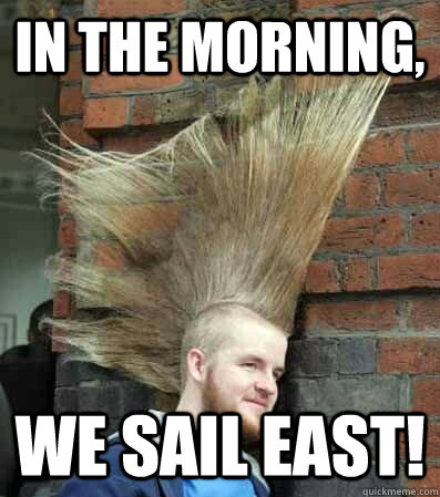 In the morning, We sail East! - In the morning, We sail East!  Misc