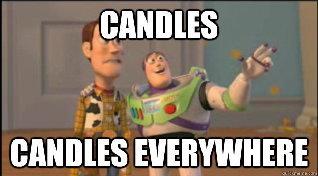 candles candles everywhere - candles candles everywhere  Misc