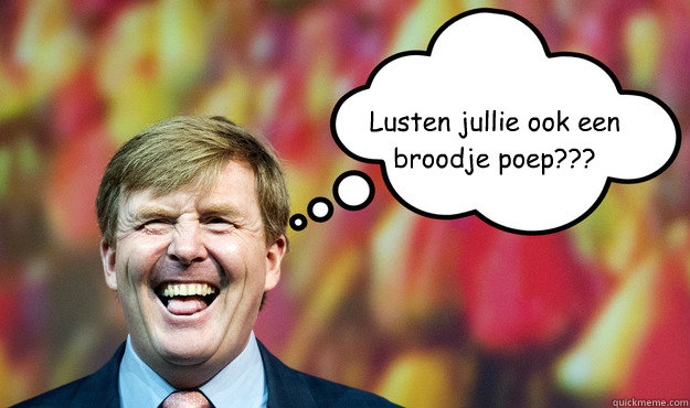 Lusten jullie ook een broodje poep???  Wat denkt WimLex