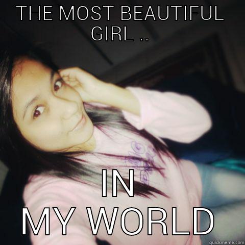 THE MOST BEAUTIFUL GIRL .. IN MY WORLD Misc