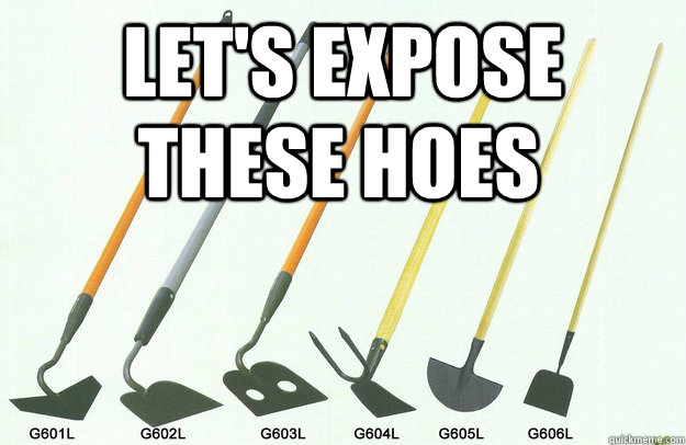 Let's expose these hoes - Let's expose these hoes  hoes