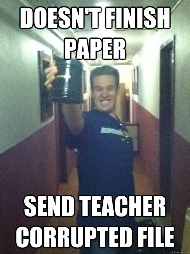 Doesn't finish paper  SEND TEACHER CORRUPTED FILE - Doesn't finish paper  SEND TEACHER CORRUPTED FILE  Misc