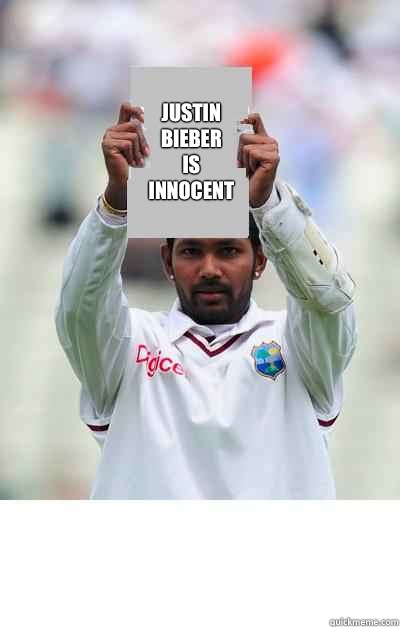 JUSTIN
BIEBER
IS
INNOCENT  RamdinNotes