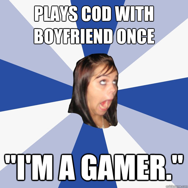 Plays cod with boyfriend once 