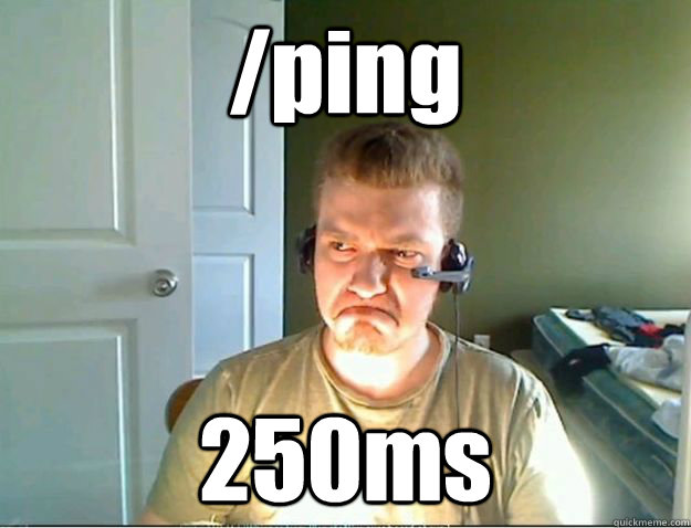 /ping 250ms  