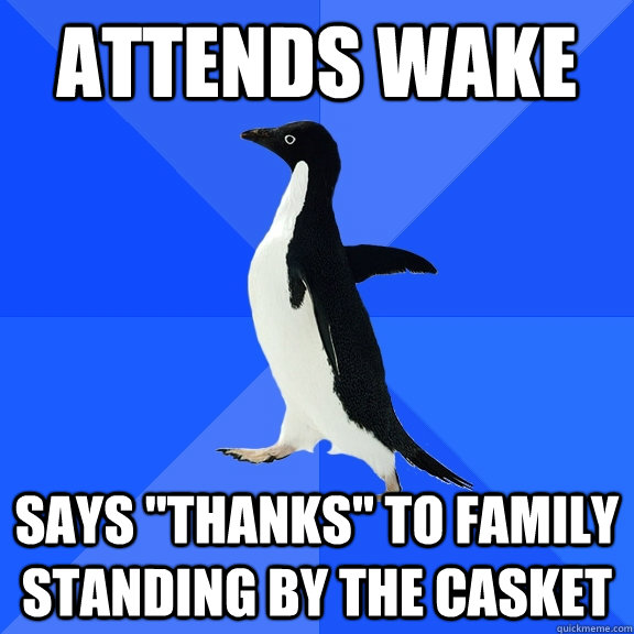 attends wake says 