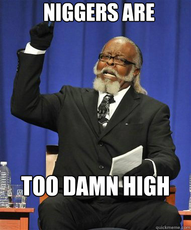 niggers are  too damn high  Rent Is Too Damn High Guy