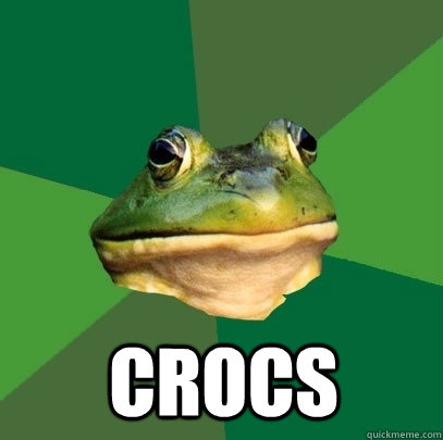  crocs  Foul Bachelor Frog