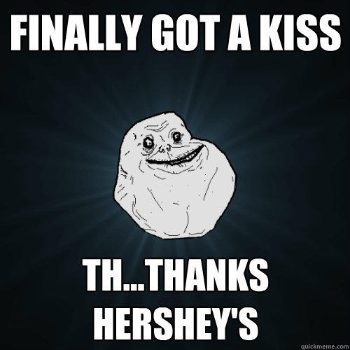 Finally got a kiss th...thanks Hershey's  